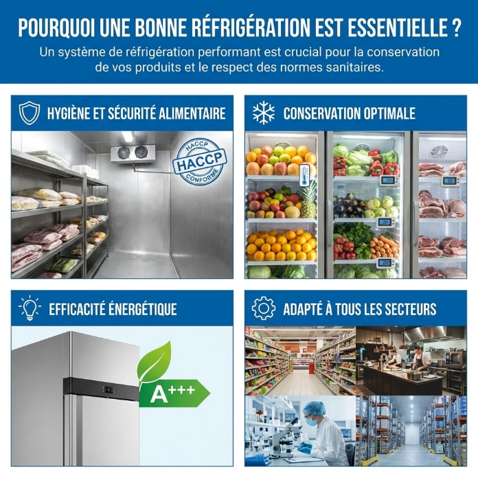Installation réfrigération professionnelle